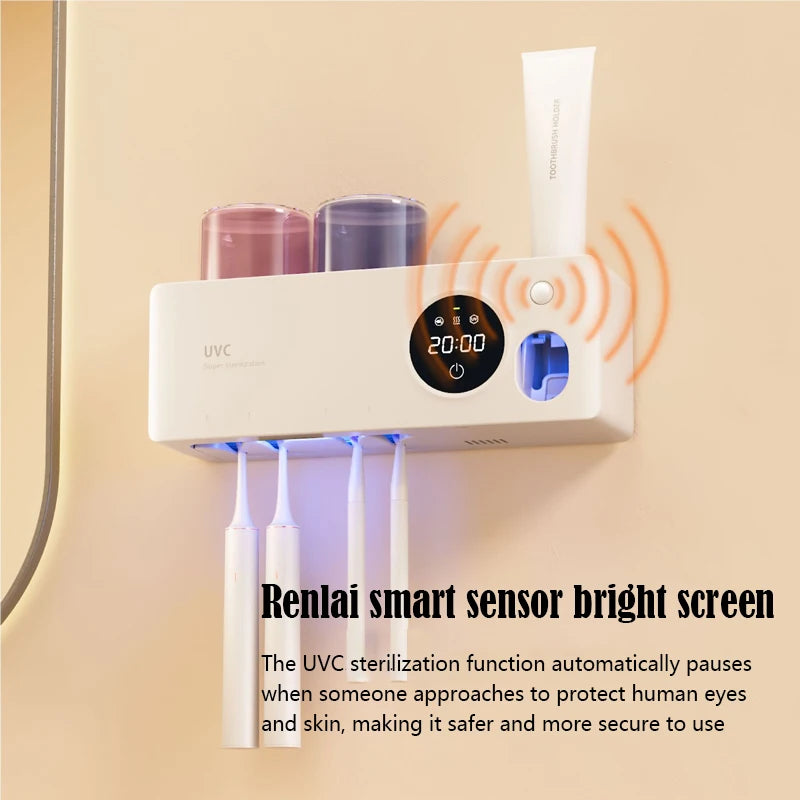 Smart UV Toothbrush Keeper